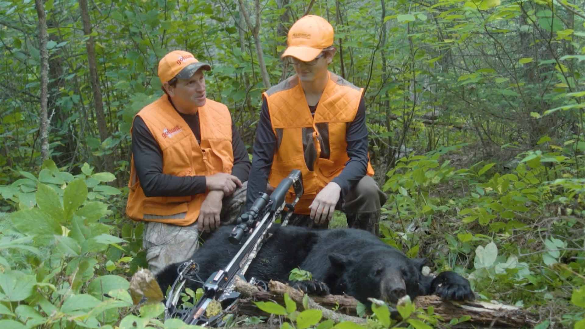 Father & Son Trophy Bear Hunt at Brown’s Clearwater Lodge in Superior Country