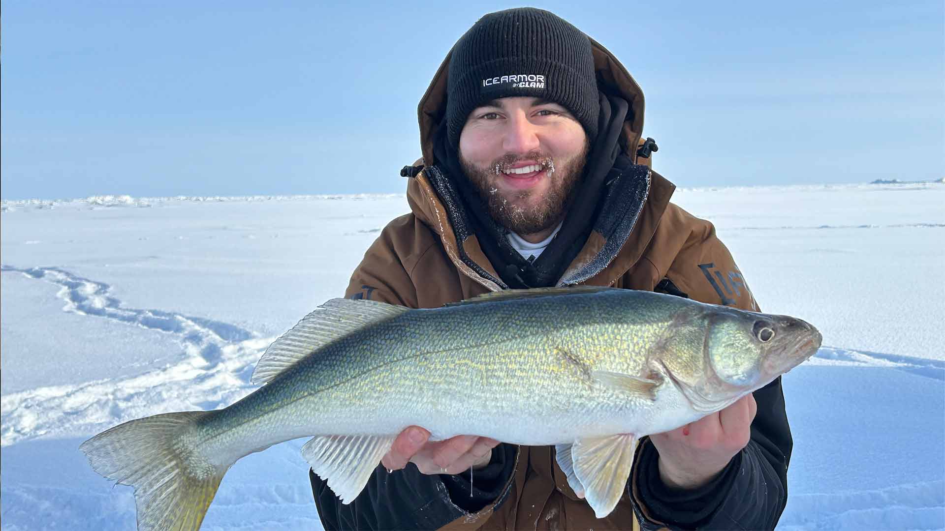 Manitoba Ice Fishing on Lake Winnipeg